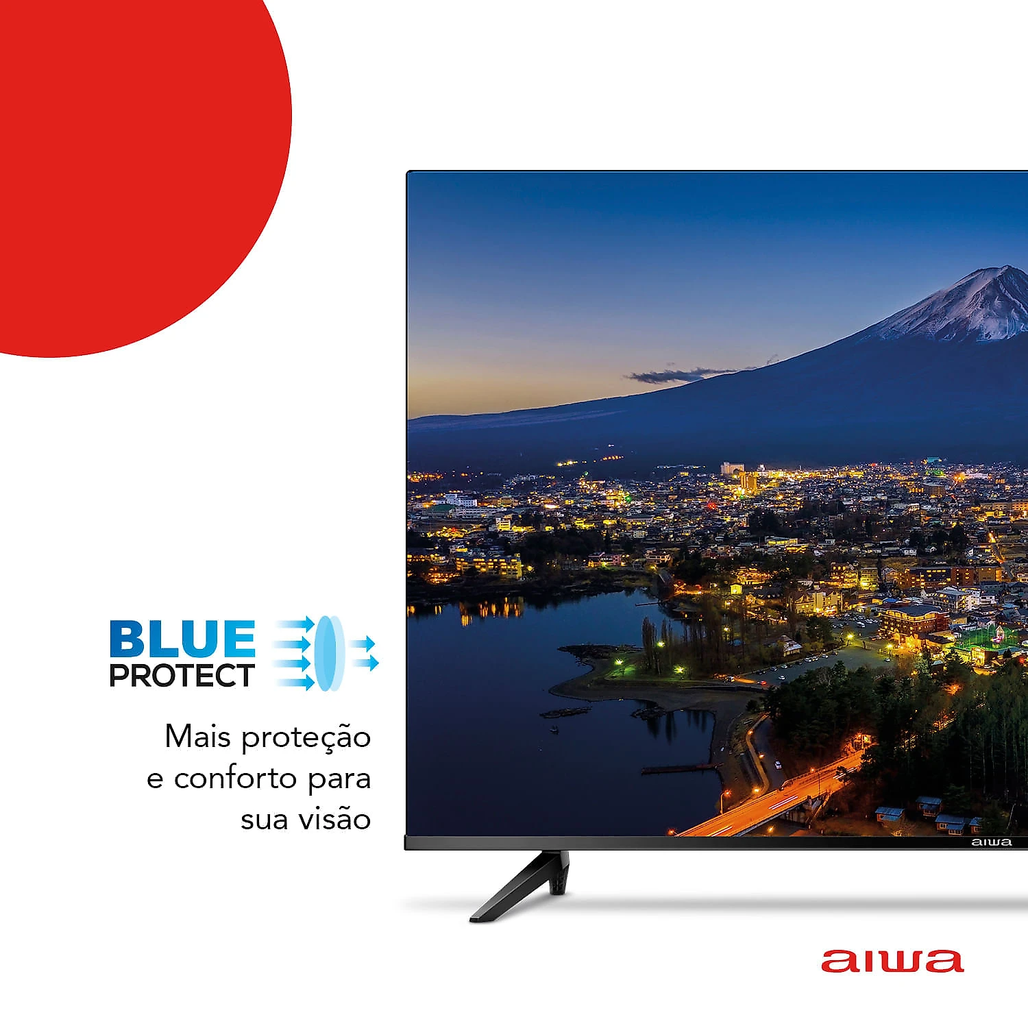 Miniatura Smart TV AIWA 32” Android HD Borda Ultrafina HDR10 Dolby Áudio AWS-TV-32-BL-02-A TV 32 ANDROID BORD INF AWS-TV-32-BL-02-A