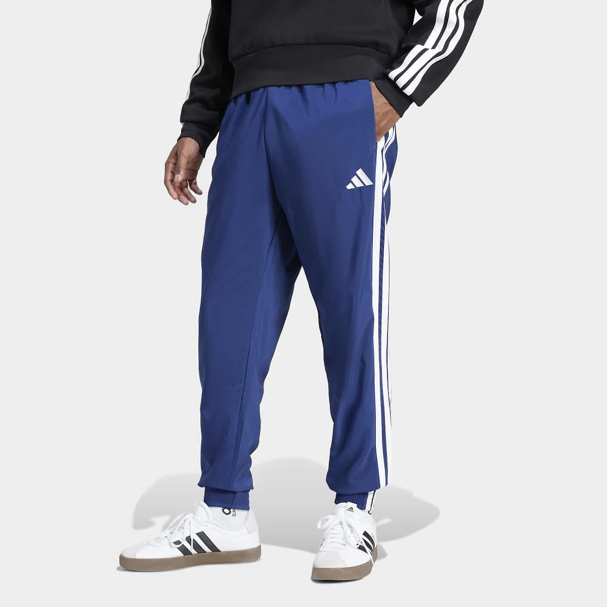 Miniatura Calça Adidas Plano 3 Stripes Masculina Azul - G