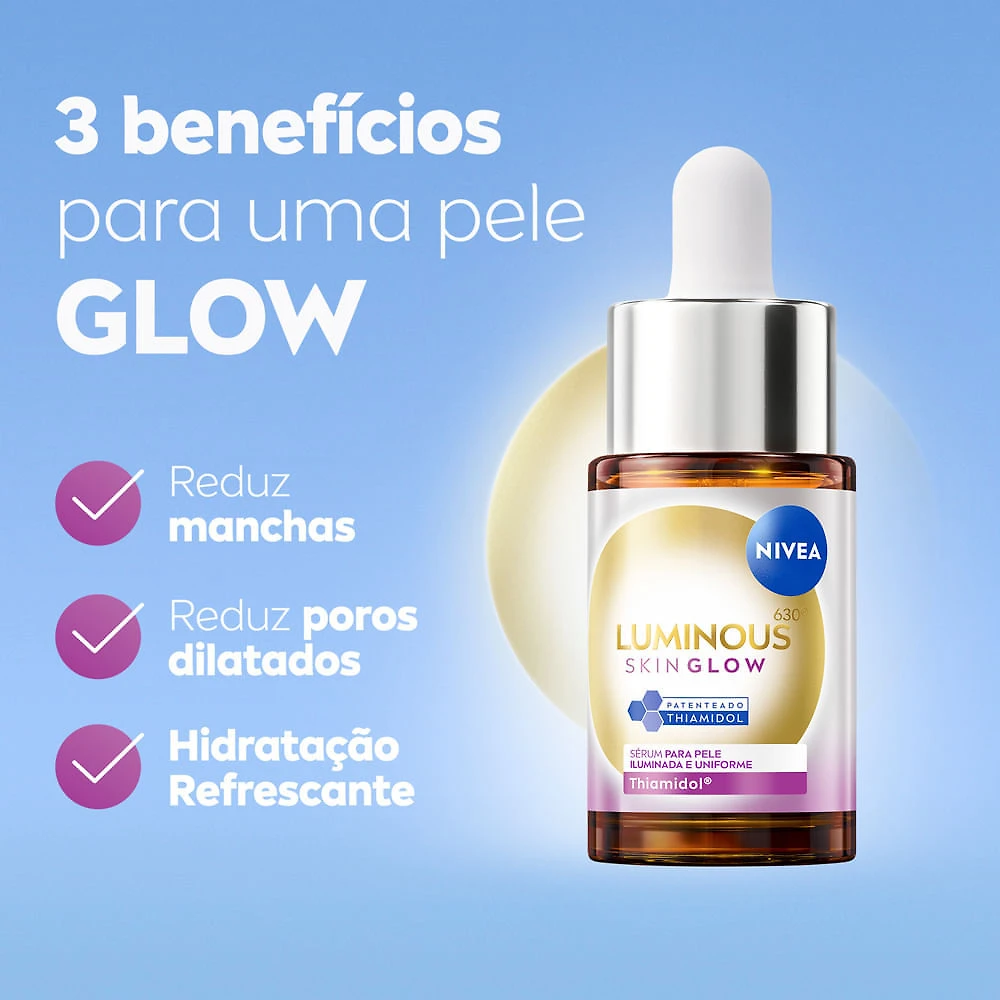 Miniatura Sérum Facial Nivea Luminous 630 Skin Glow 15ml