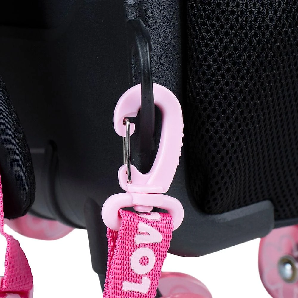 Mochila de Rodinha Juvenil Feminina BG Joy Preta Preto