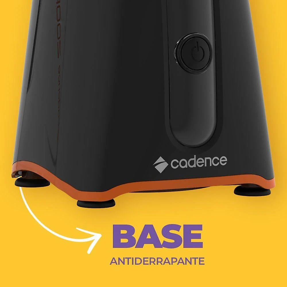 Liquidificador Portátil Cadence Zoop 600W 0,5L Preto 110V