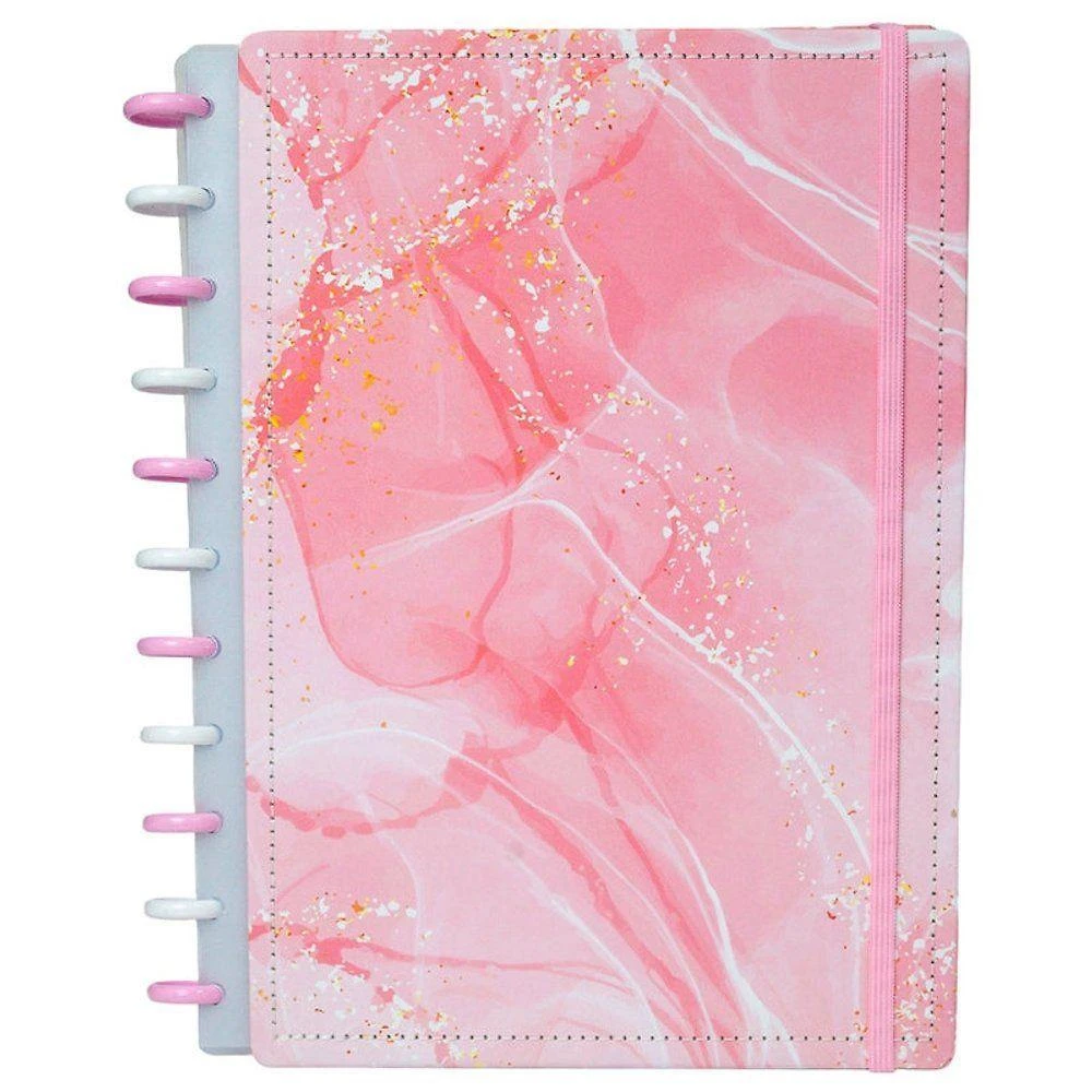 Caderno de Disco Reposicionável Disko Gran Capa Dura Grande com Elástico 60 Folhas e 20 em Branco