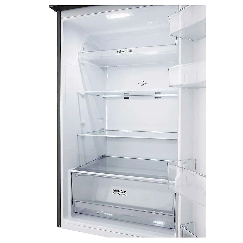 Geladeira Frost Free Inverter 375L Duplex Cor Inox Look GN-B372PFM LG Inox - 110V