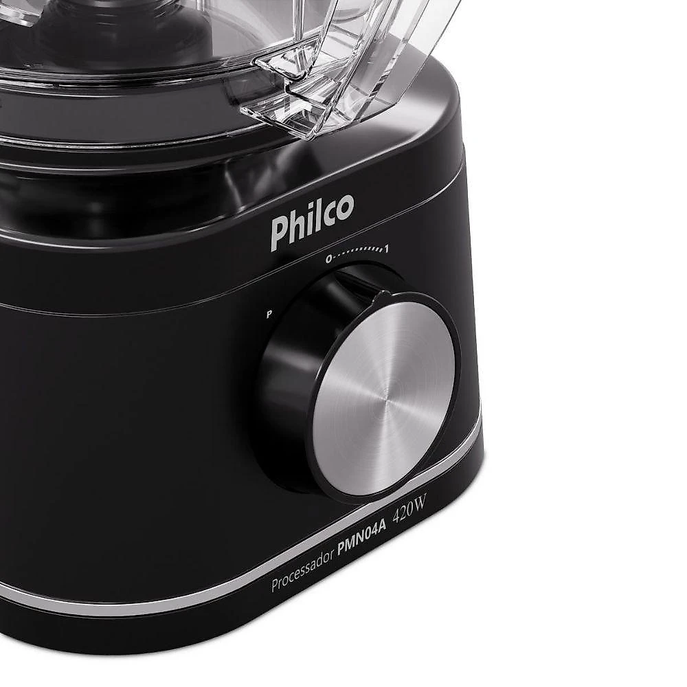 Processador de Alimentos Britânia PMN04A 420W 0,5L Preto Bivolt