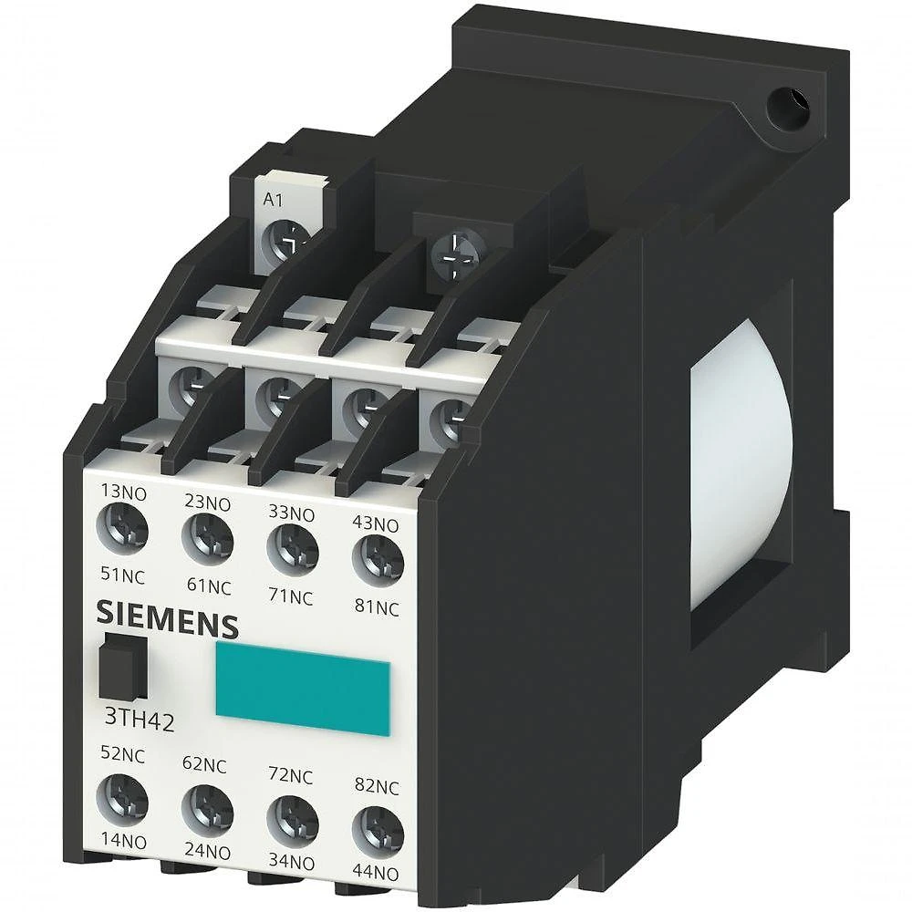 Contator Auxiliar 3TH4244-0BB4 4NA+4NF 24VCC Terminal Parafuso Siemens