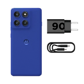 Smartphone Motorola Edge 60 Pro 6.7” 256GB 5G 120Hz pOLED Câmera 50MP Sony LYTIA 700C Azul