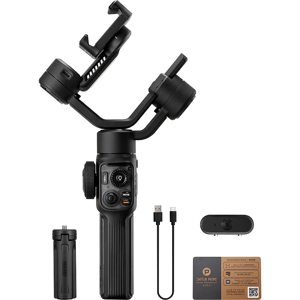 Estabilizador Gimbal Zhiyun Smooth-5S AI Combo para Smartphones (Preto)
