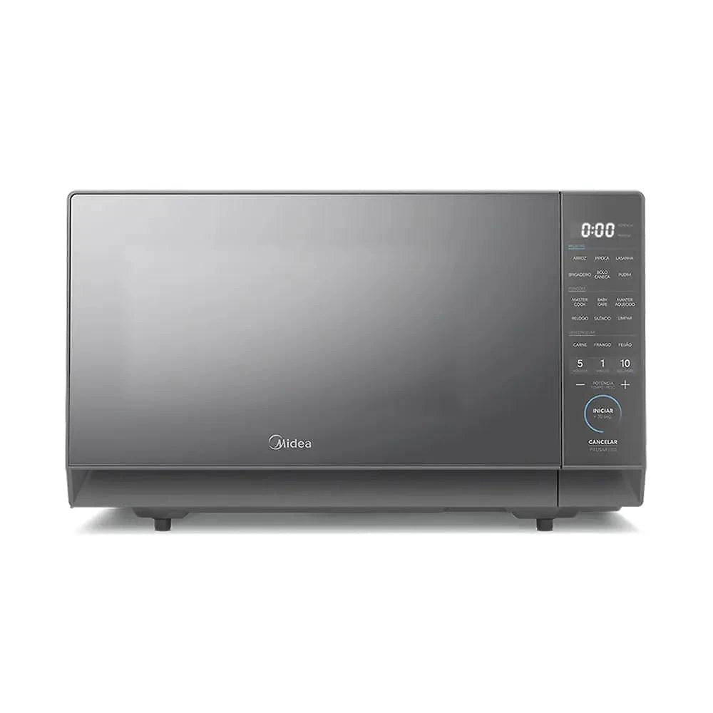 Micro-ondas Midea 27L Prata Porta Espelhada MasterCook MHP27S1
