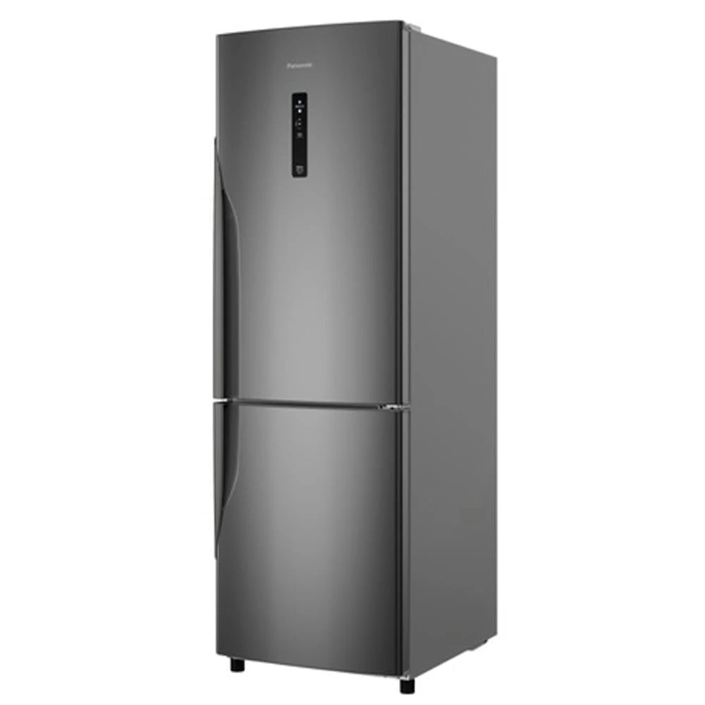 Miniatura Refrigerador Bottom Freezer Panasonic de 02 Portas Frost Free com 407 Litros, Aço Escovado - BB41 110