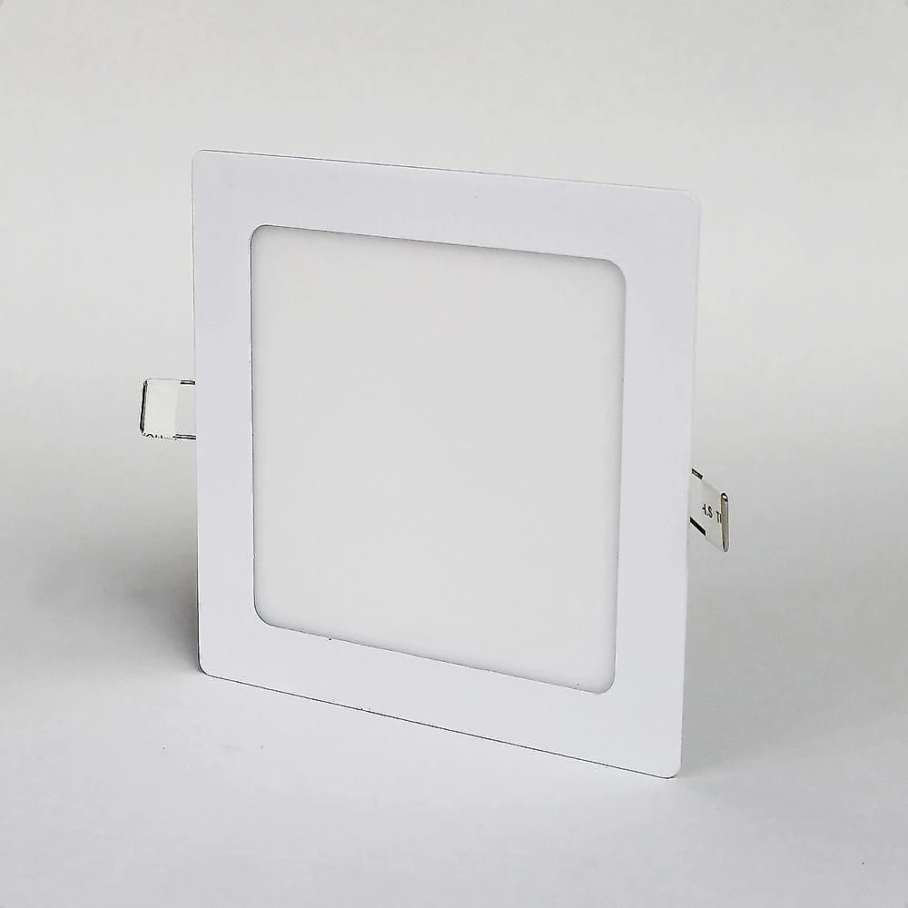 Kit 10 Painel De Led Quadrado Embutir 12w Bivolt Taschibra 6500k Frio