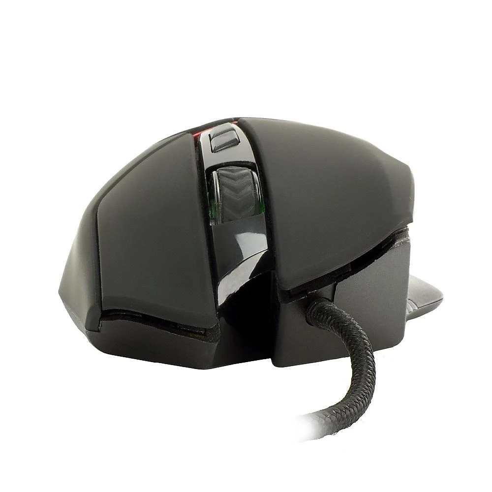 Mouse Gamer Evus MO-07 Stalker com Sensor Óptico 704IC, 8 Botões Programáveis e Iluminação em LED