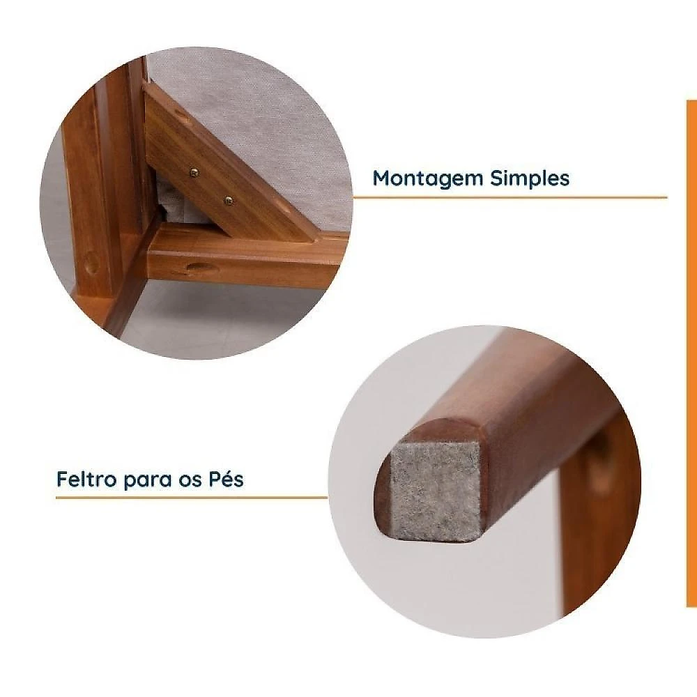 Conjunto Primavera Mesa de Jantar Madeira Maciça com 6 Cadeiras CabeCasa MadeiraOriginals Conjunto Primavera Mesa de Jantar Madeira Maciça com 6 Cadeiras CabeCasa MadeiraMadeira Marrom