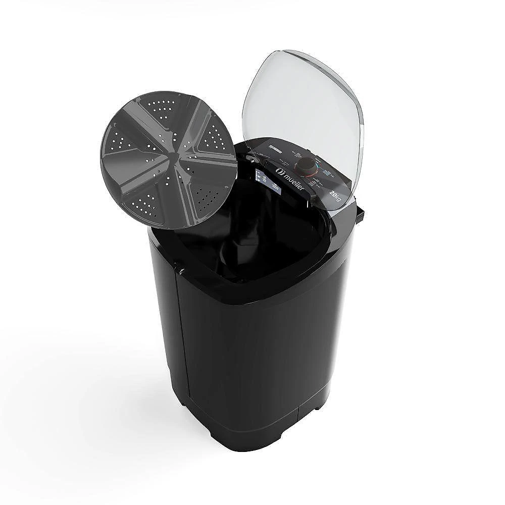 Tanquinho Mueller 20kg Big Preto MLT20B Semiautomático 220V