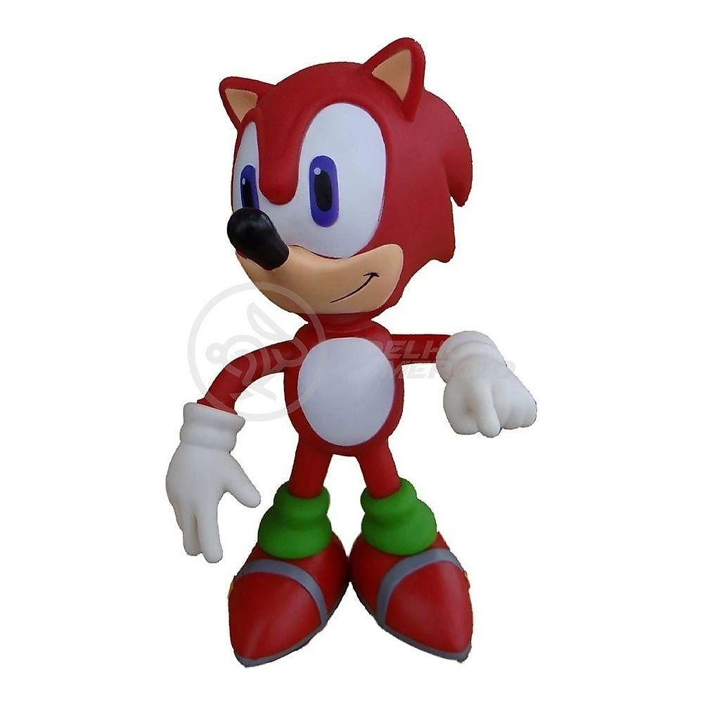 Boneco Sonic Red Vermelho Grande Super Size 23Cm - Sonic