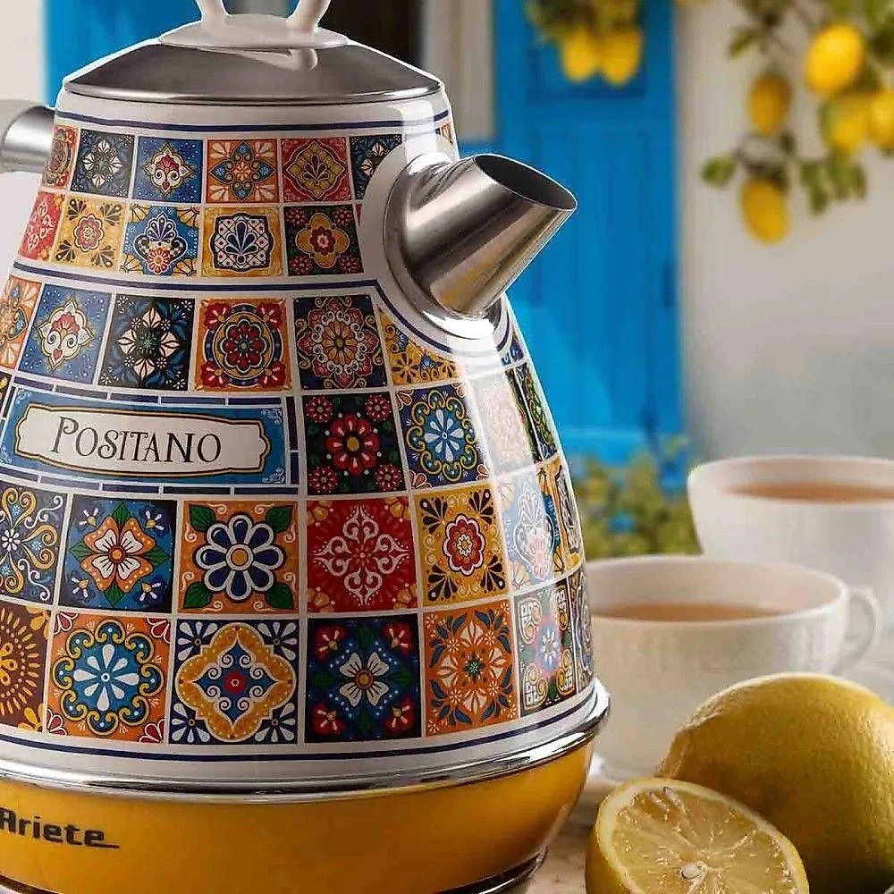 Chaleira Elétrica Ariete Positano 1,7l 1500w 110v - Modelo 2869 Design Italiano