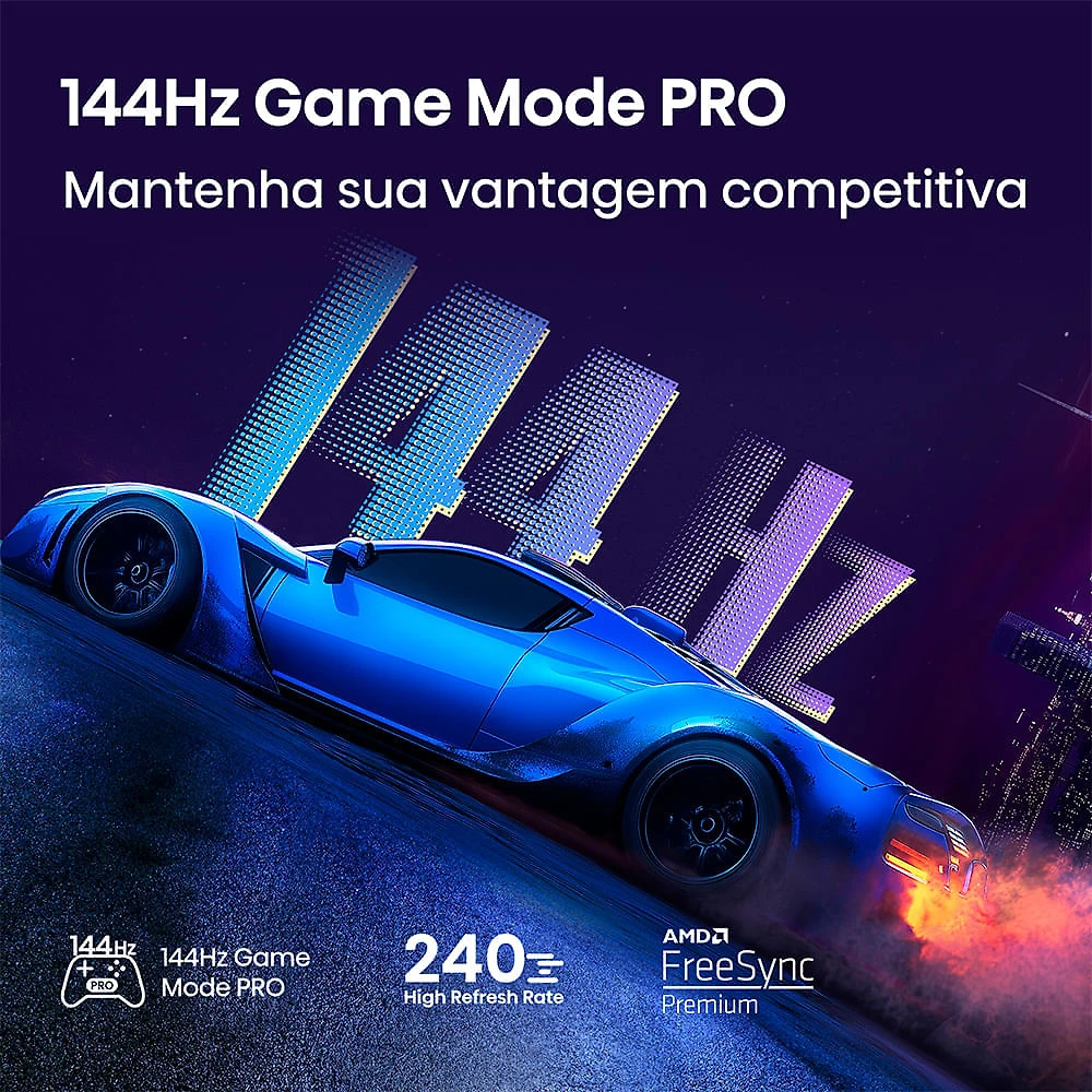 Miniatura Smart TV 4K Hisense QLED 100” Polegadas com Subwoofer Embutido, Modo Jogo Pro, 144Hz e Wi-Fi - 100Q7QG Bivolt