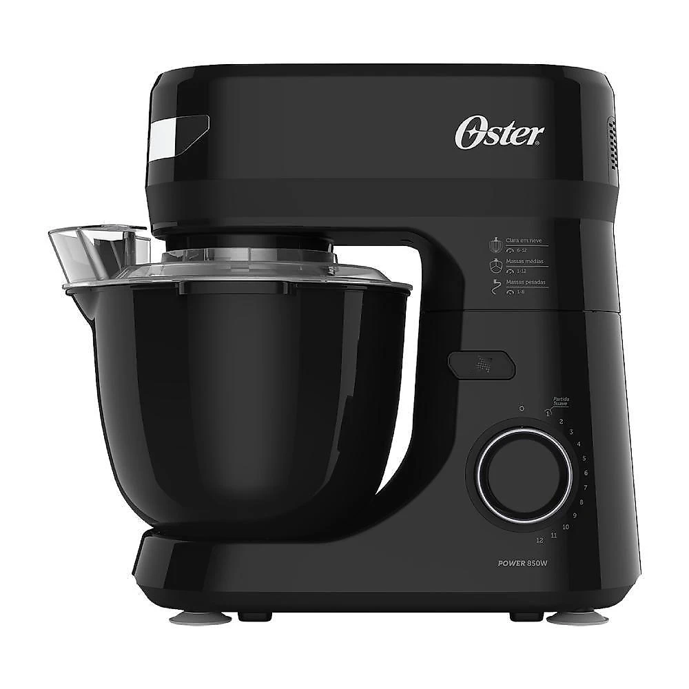 Batedeira planetária oster 4l 850w preta obat640 127v 110v