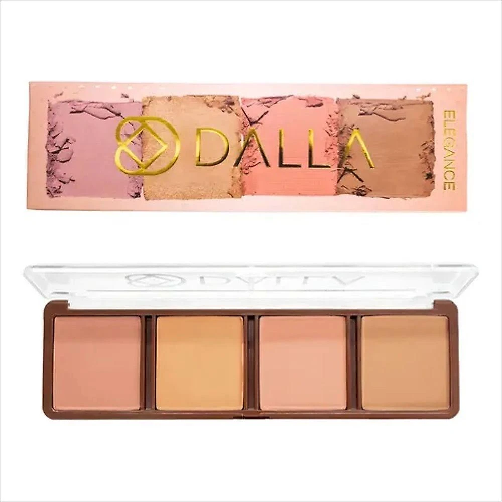 Dalla Paleta De Blush Contorno E Iluminador Elegance 14g