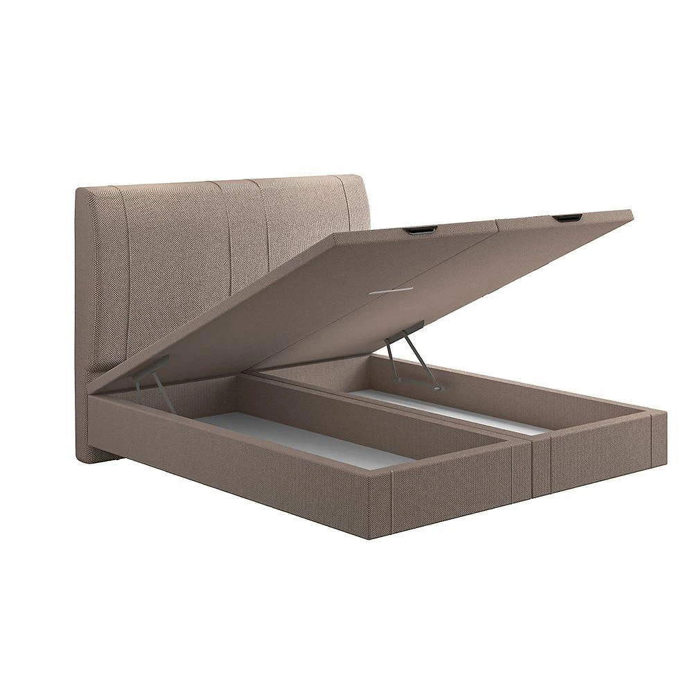 Miniatura Cama Flutuante Baú Space Queen Linho - Skybox Cor Bege