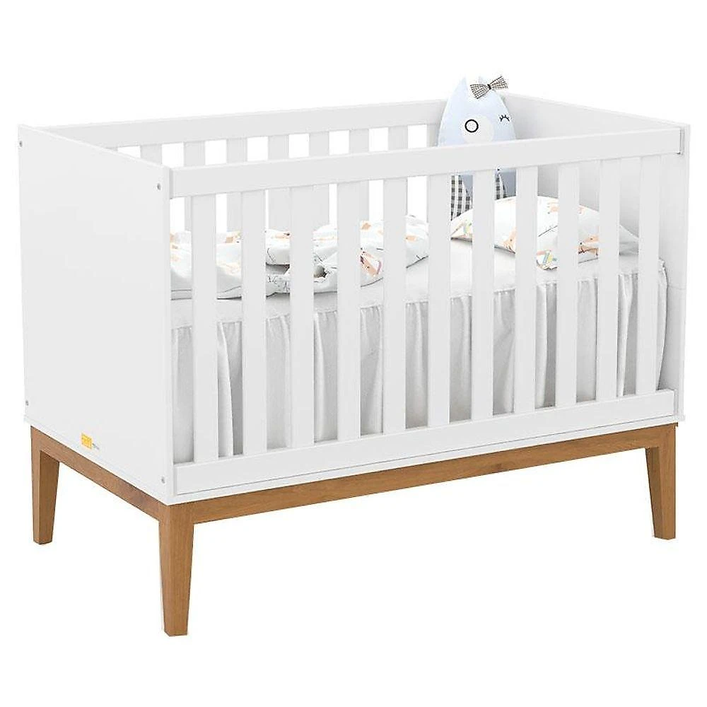 Quarto De Bebe Unique 4 Portas Com Cômoda Sapateira Branco Soft Eco Wood - Matic