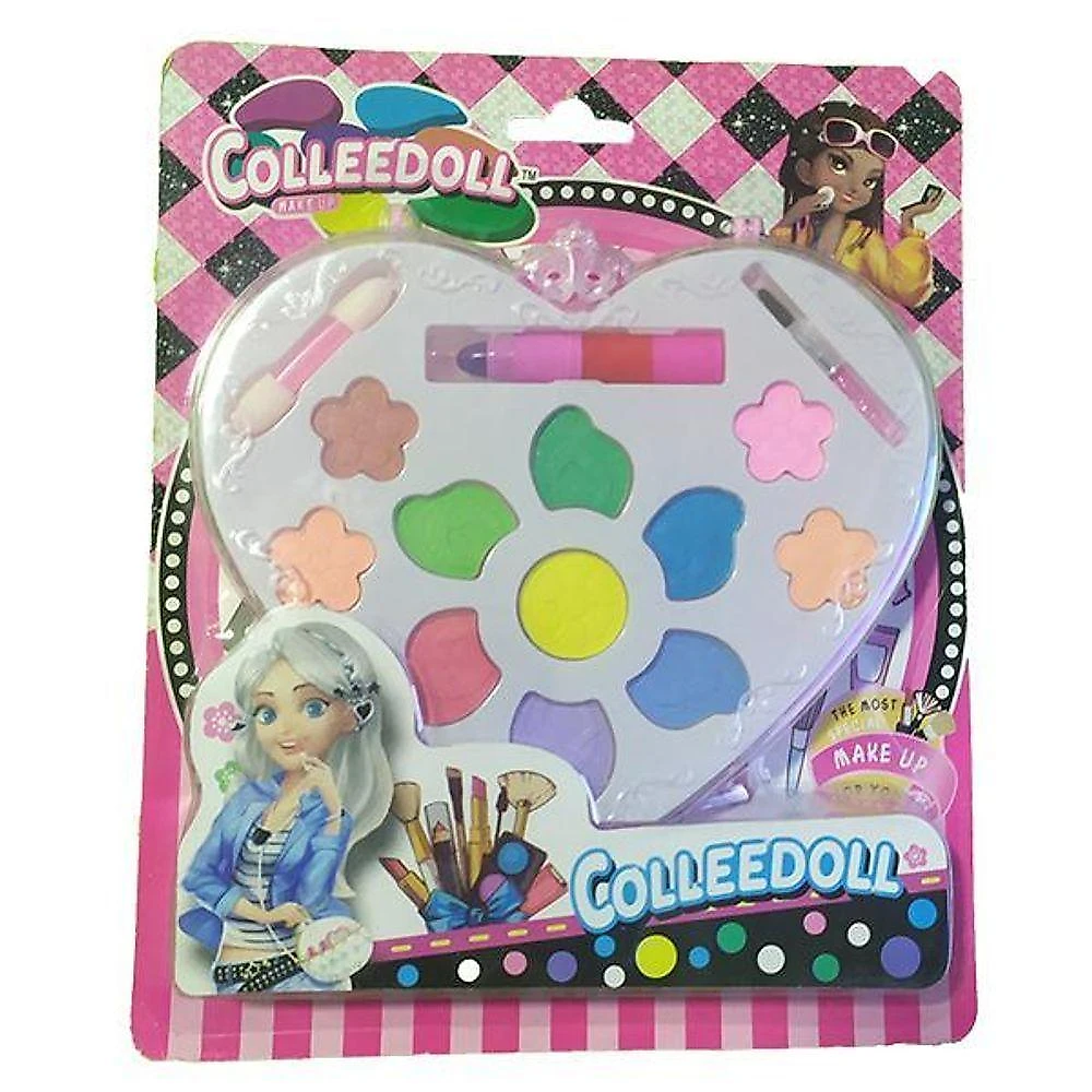 Estojo Maquiagem Infantil Crianças Coração Paleta 11 Nº3
