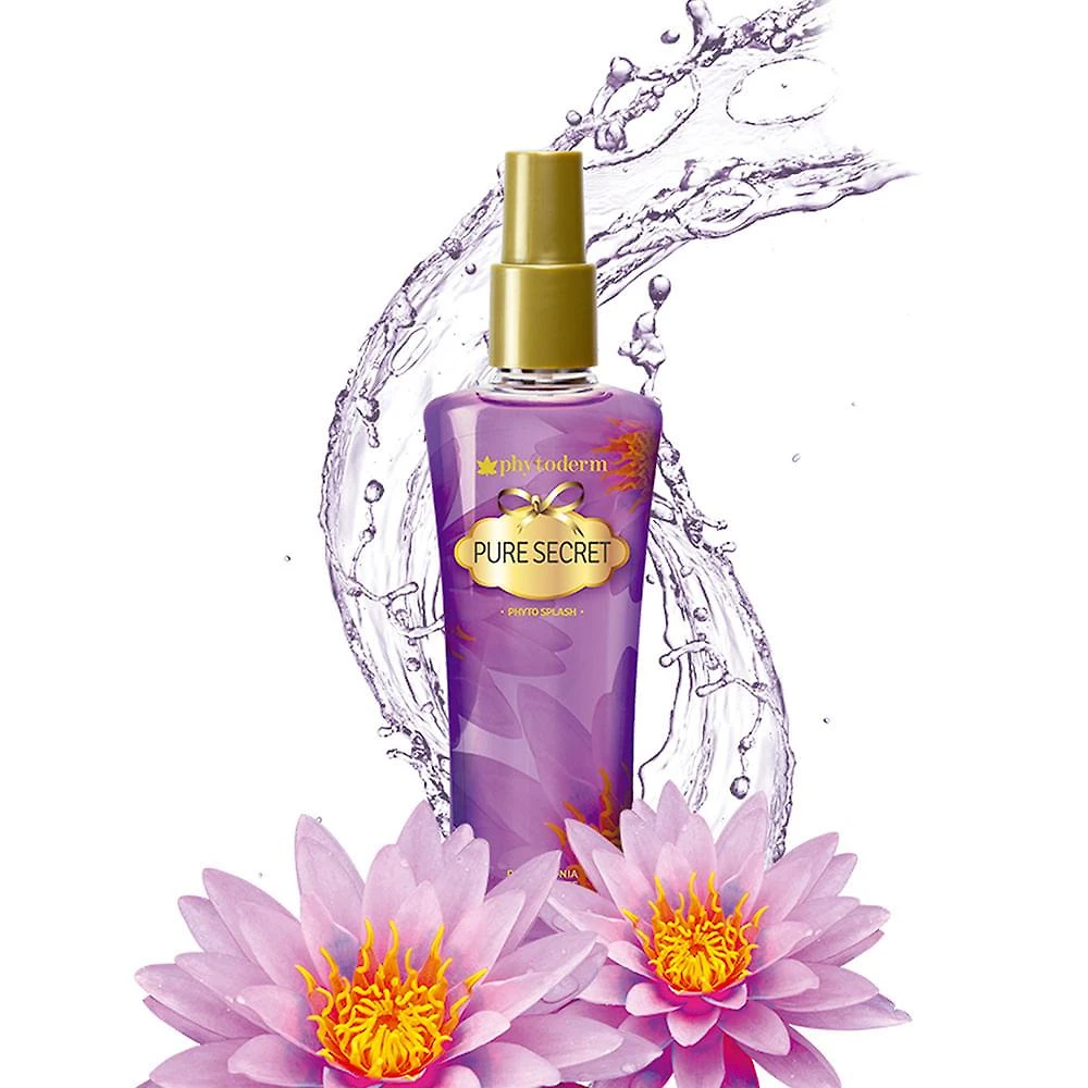 Body splash pure secret phyto splash phytoderm perfume corporal