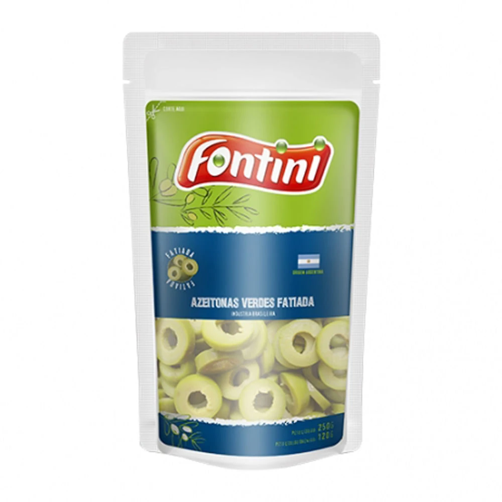 Azeitona Verde Fontini Fatiada 120g
