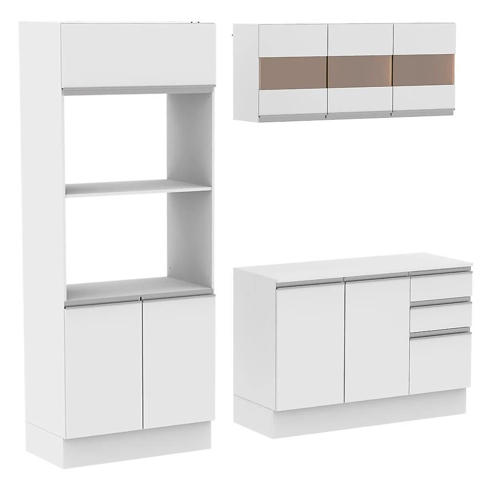 Cozinha Compacta 100% MDF Smart Madesa