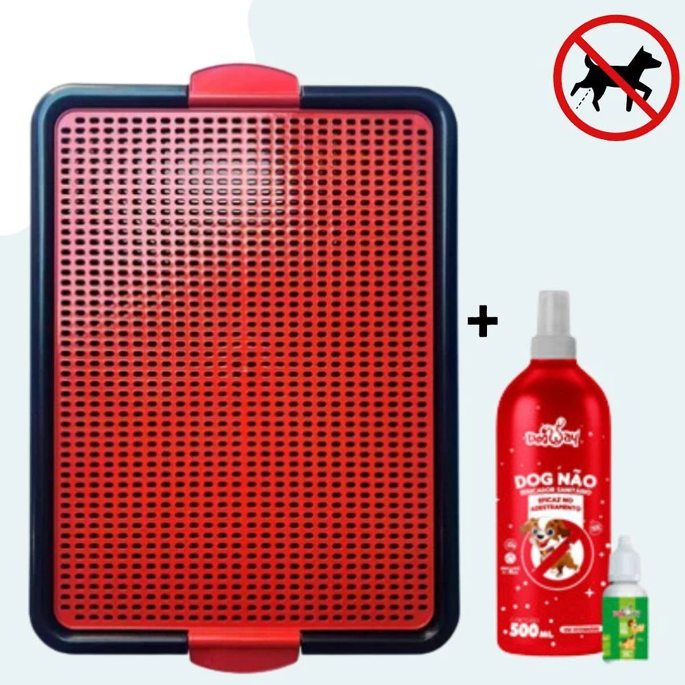 Kit Sanitário Canino OEM Pet com Educador Xixi Sim Pode Xixi Não Pode para Cães Pequeno Plástico