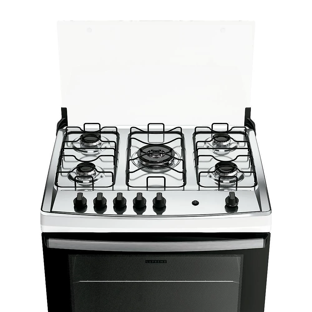 Fogão 5 Bocas Dako Com Mesa Inox Supreme Tripla Chama Bivolt