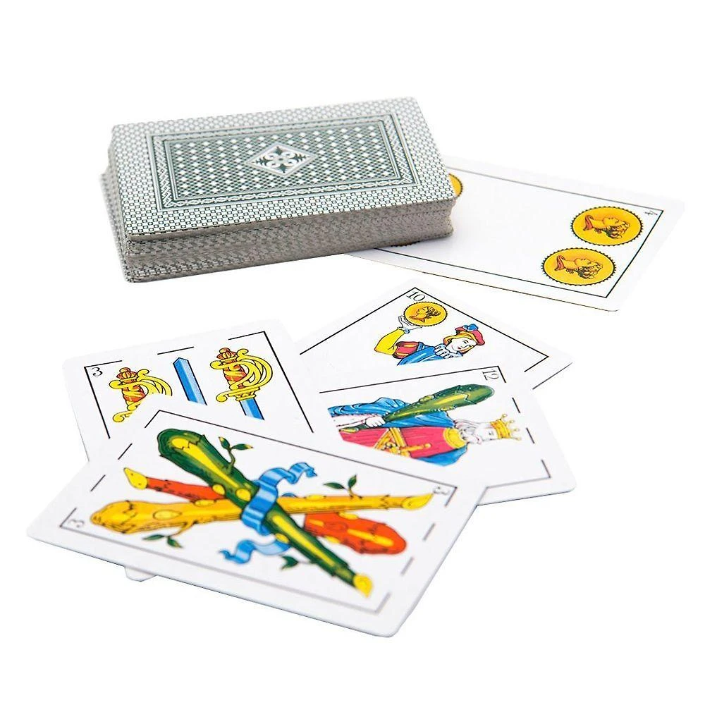 Kit 2 Baralhos Espanhol Truco 50 Folhas De Papel