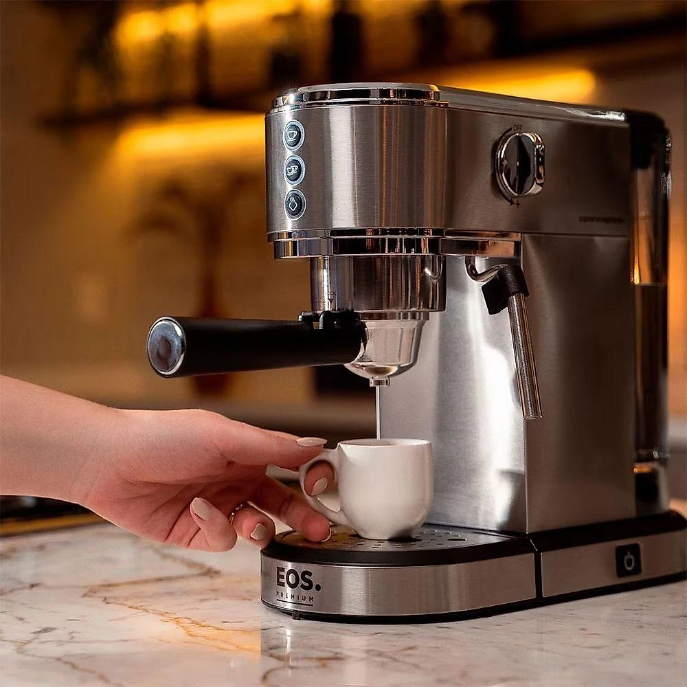 Cafeteira Expresso Italiana 3 Em 1 Inox Dupla Saída Cafeteria Ecf01ec 220v - Eos B170566 220v