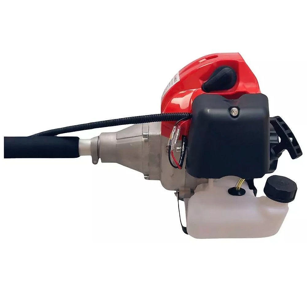 Roçadeira Profissional A Gasolin Cg430 Tb 43cc 2hp Com Faca 2 Pontas P/ Mato Alto Capim + Lamina De Vídea 40d P/ Troncos