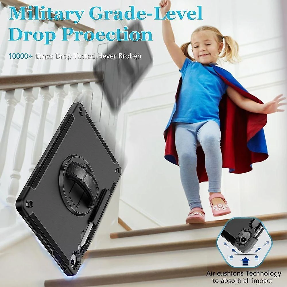 Capa para Tablet Anti Impacto Reforçada Proteção 360 Graus com Alça de Mão e Ombro Worldwide