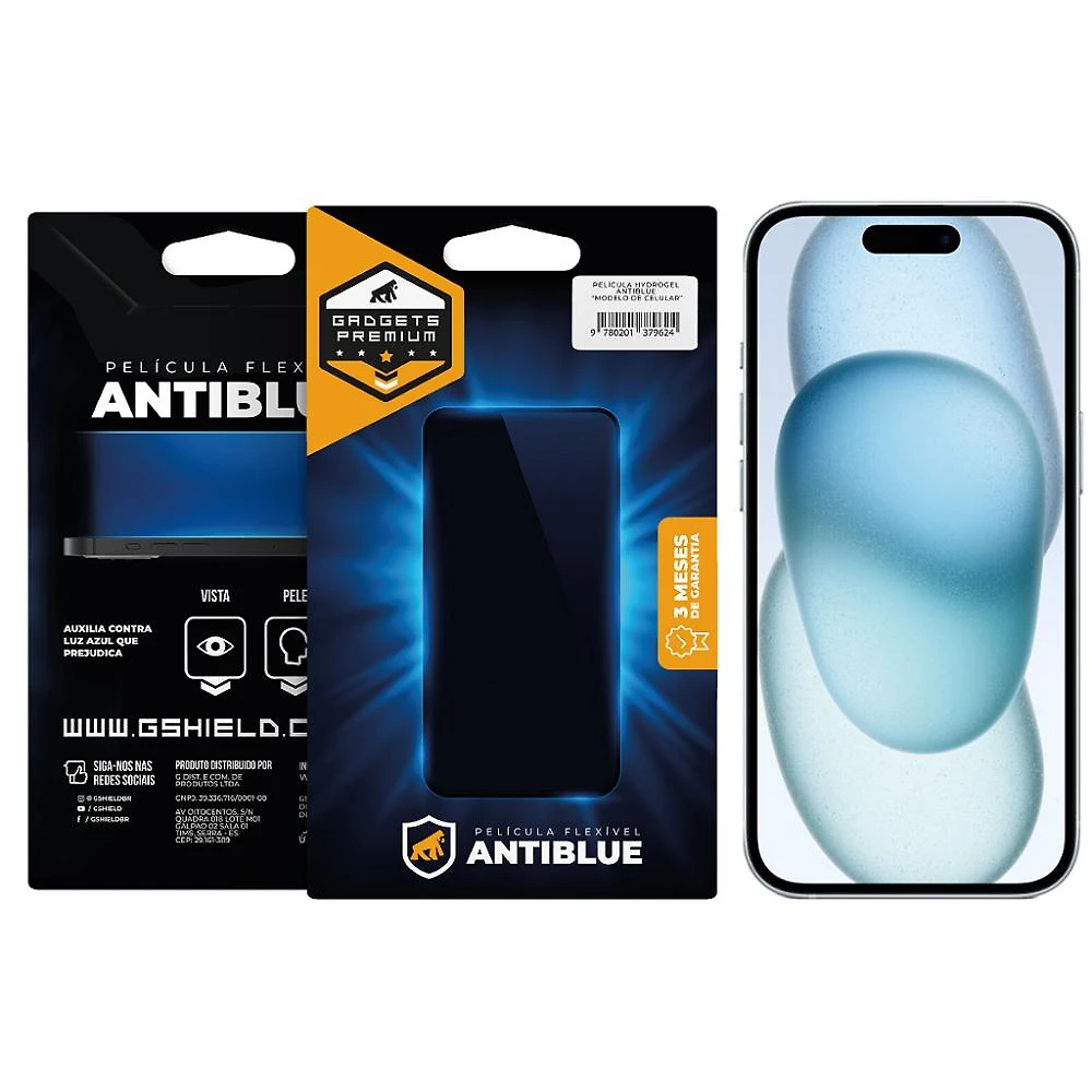 Película para iPhone 15 - AntiBlue - Gshield