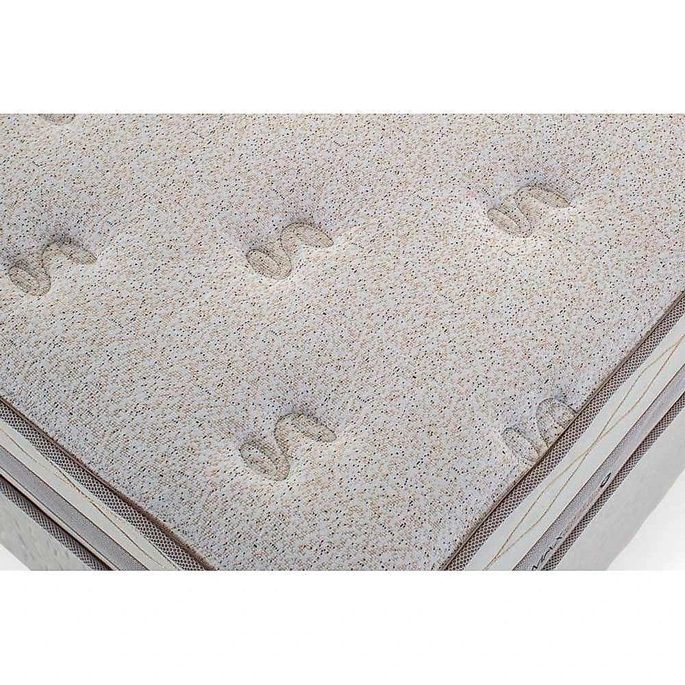 Cama Box Baú Queen: Colchão Molas Masterpocket Ensacadas Herval Maxspring Tower + Base Crc Suede Bege (158x198)