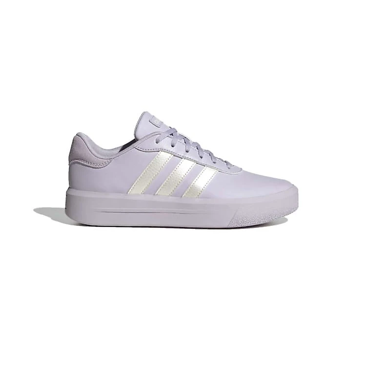 Miniatura Tenis Adidas Court Platform Feminino - Lilasbco - LILAS/BCO 34