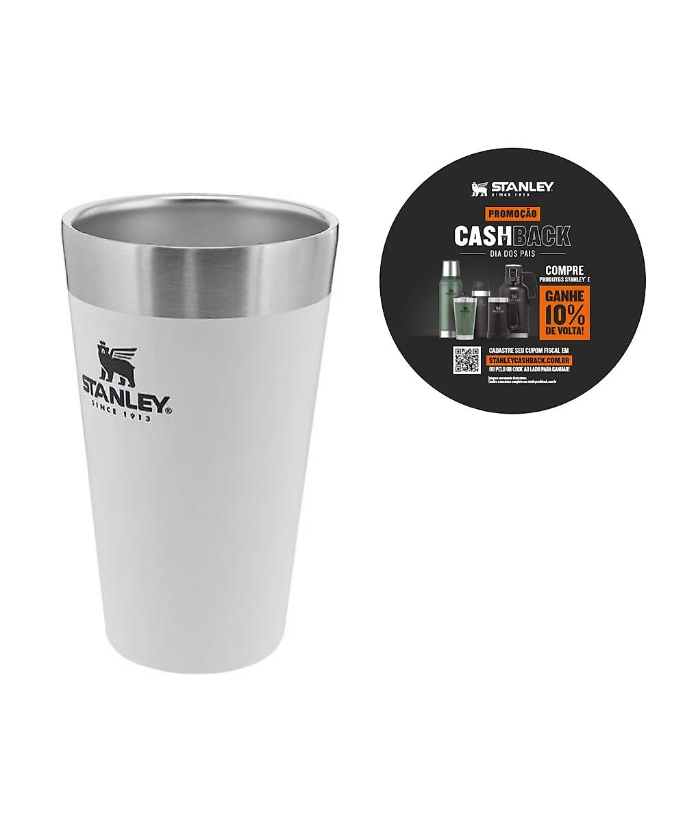 Copo Térmico de Cerveja Stanley sem Tampa Polar 473mL