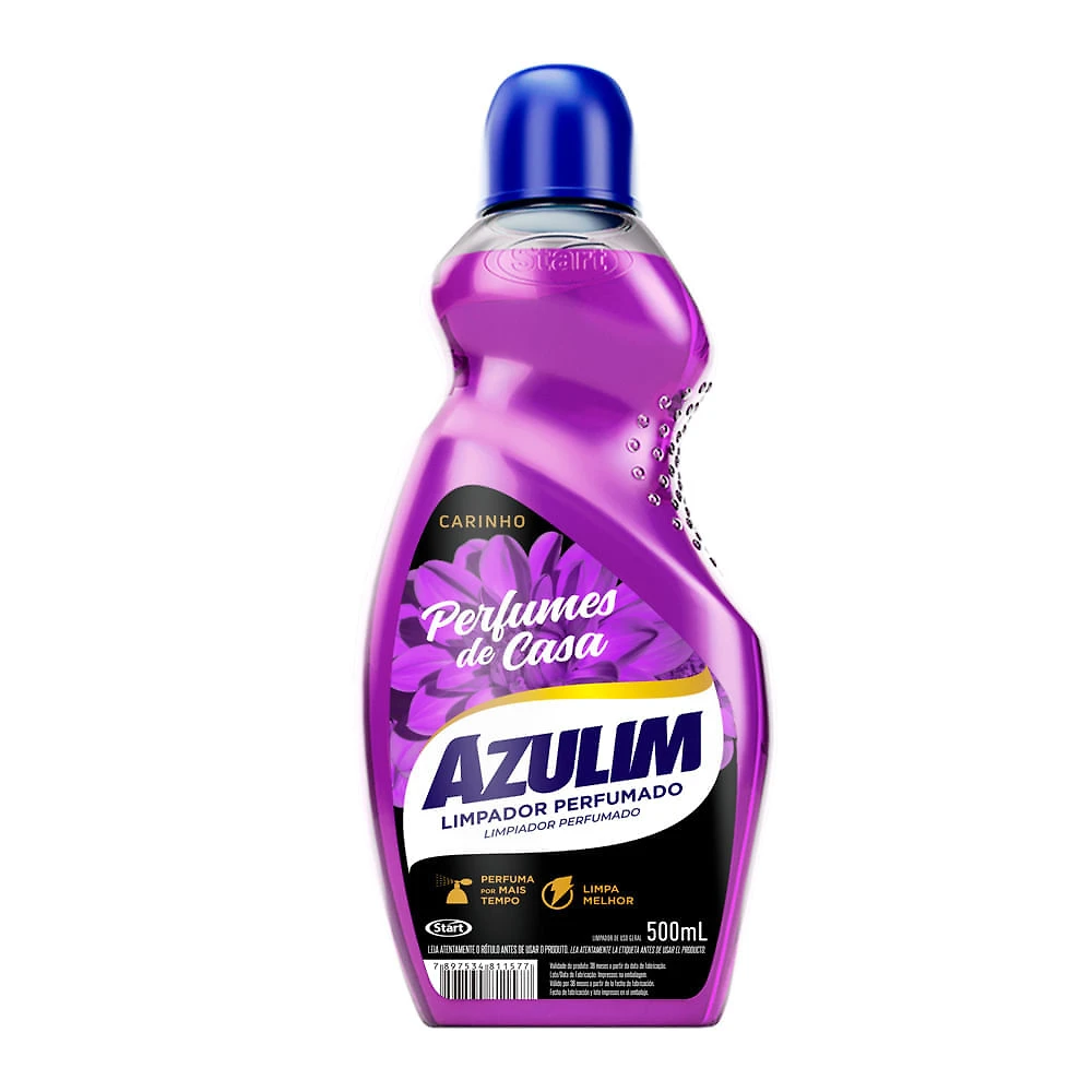 Limpador Perfumado Azulim Perfumes de Casa Carinho 500ml