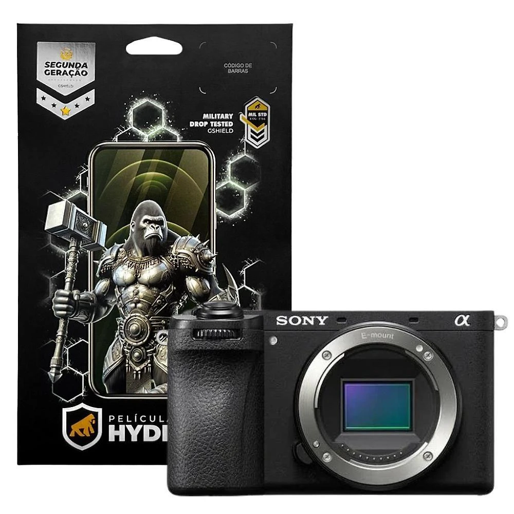 Película Gshield Hydrogel Hd para Sony A6700 com Proteção Contra Riscos em Hidro Nano Pet TPU Soft