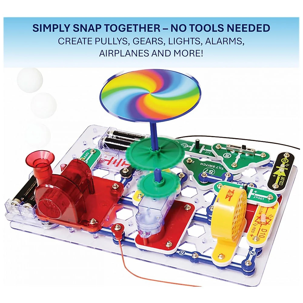 Snap Circuits Motion – Kit Educacional de Eletrônica com Mais de 165 Projetos para Crianças a Partir de 8 Anos