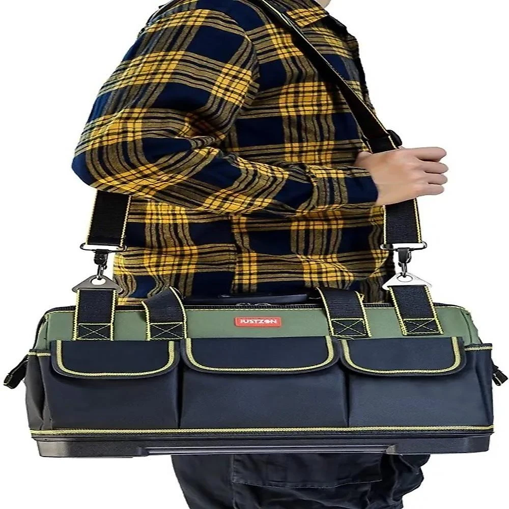 Bolsa Maleta para Ferramentas Grande Multifuncional 16 Bolsos Fundo Emborrachado Impermeavel