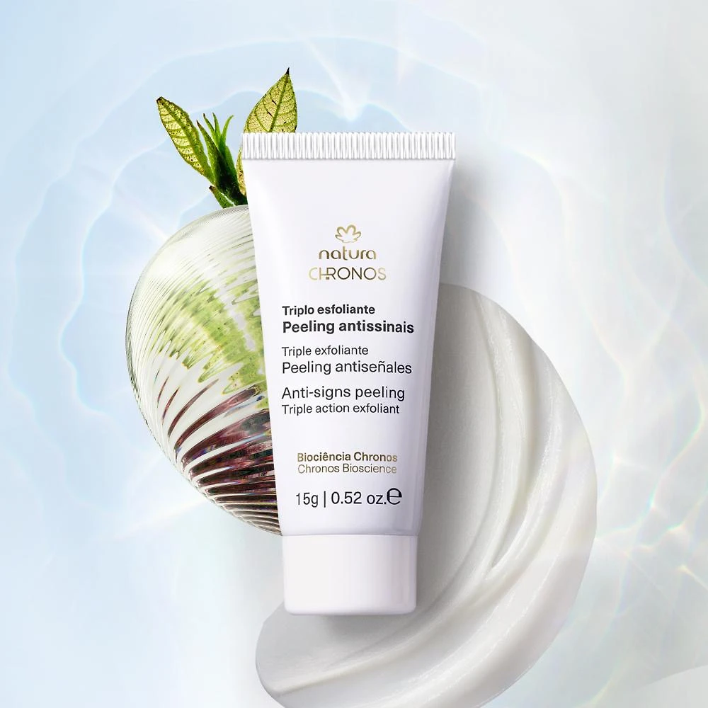 Triplo Esfoliante Peeling Antissinais Miniatura Chronos Derma