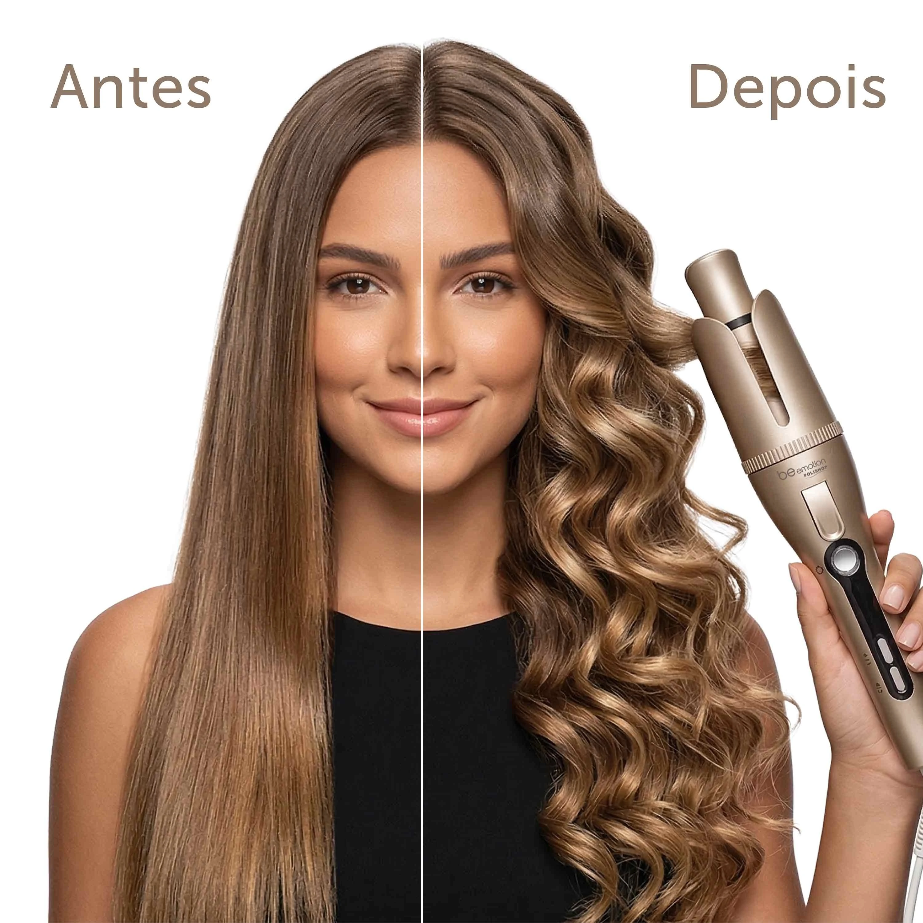Prancha e Modelador 2 em 1 Duo Styler be emotion | Bivolt