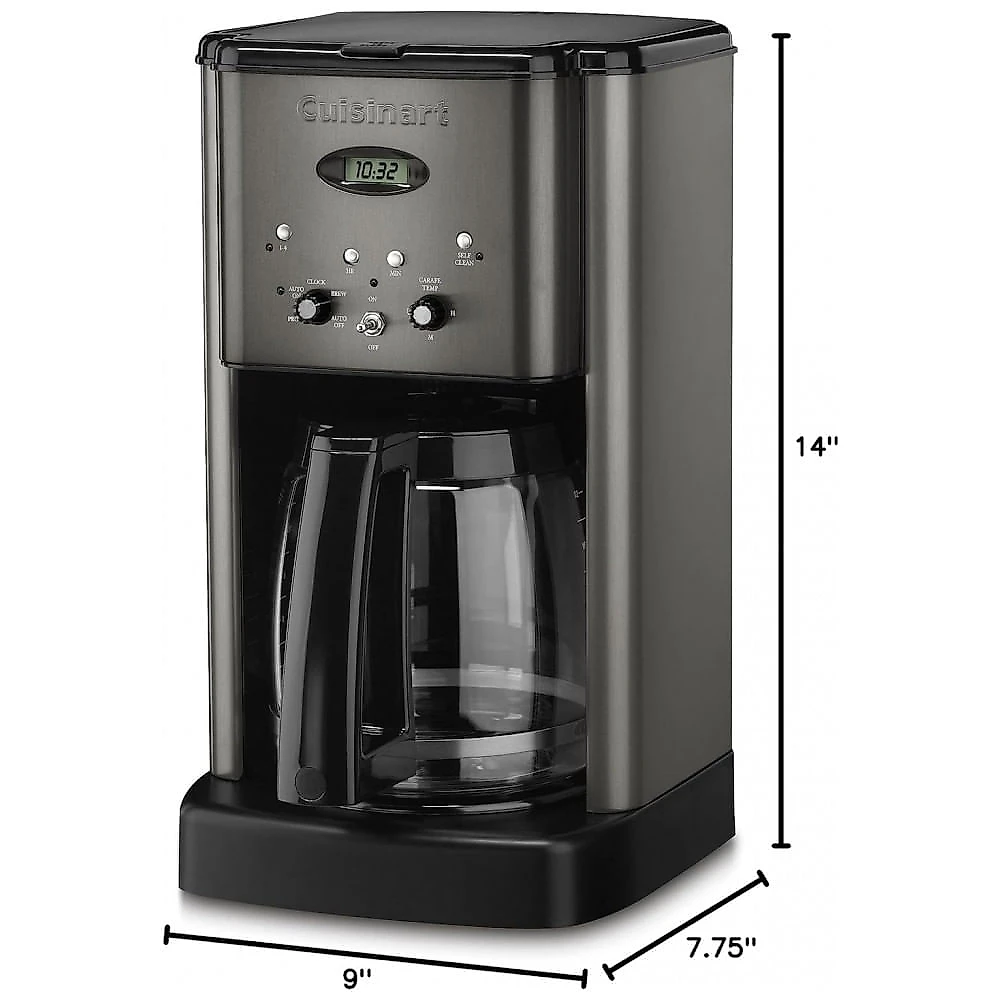 Cuisinart DCC 1200 Cafeteira Programável com Desligamento Automático 2.8L, 110V, Preta