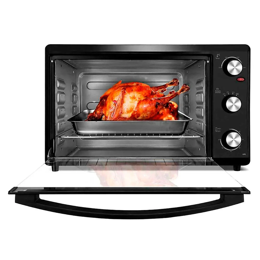 Forno Elétrico Philco PFE44P Dupla Resistência 44L Preto - 110 V