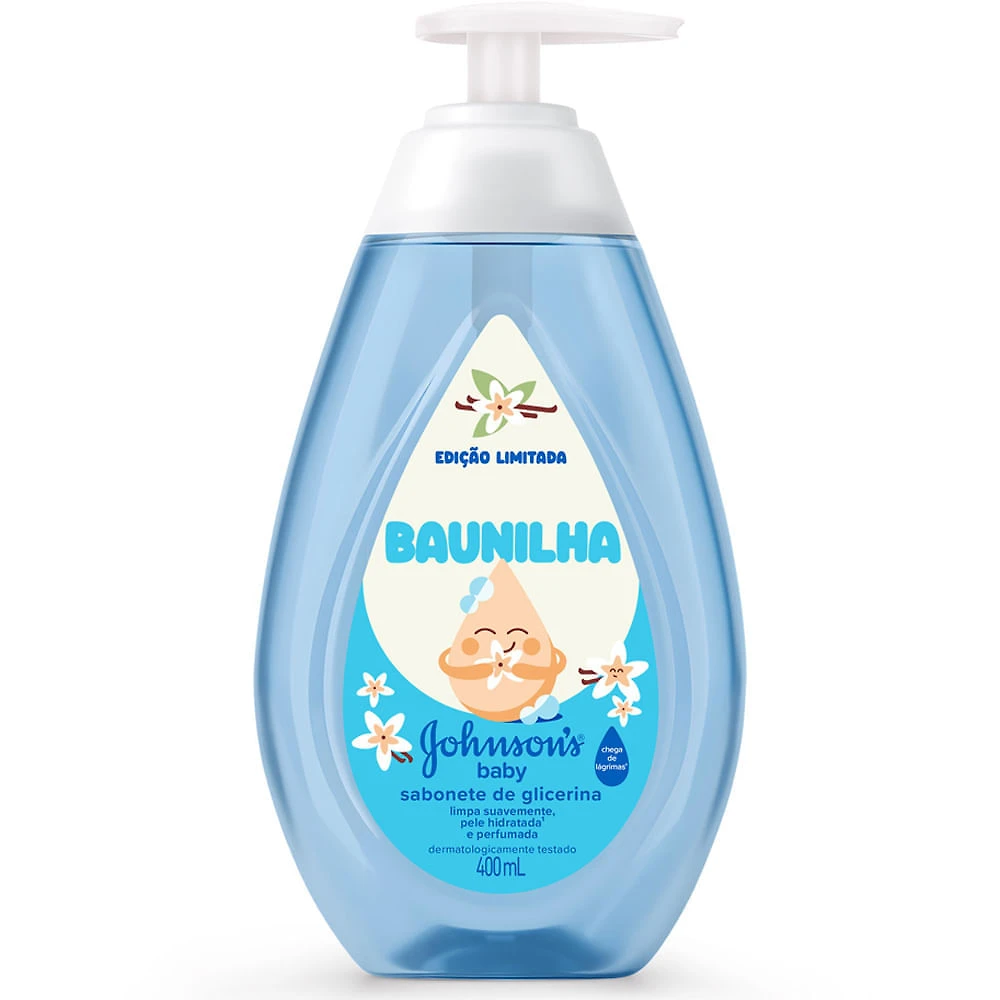Sabonete Líquido de Glicerina Johnson's Baby Baunilha Edição Limitada 400ml