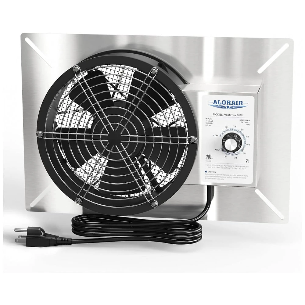Ventilador em Aço inoxidável para Rastreamento de Ar com Saída de 15 m³/min, 115V,  ALORAIR