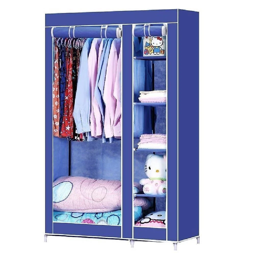 Guarda Roupa Portátil 5 Prateleiras Aço 110CM Vermelho Yeet
