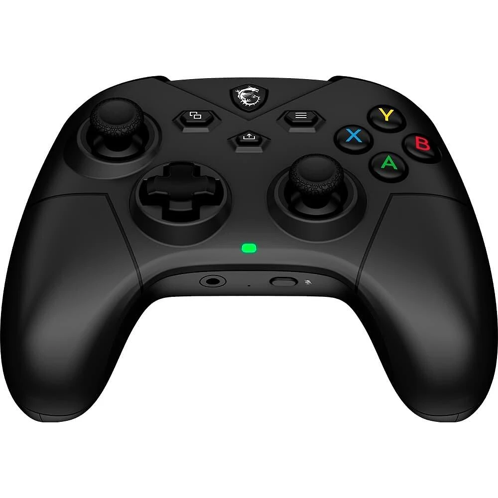 Controle Gamer Sem Fio MSI Force GC300 Wireless, 2.4GHz, Bluetooth, USB2.0 Tipo-C, PC e Android, Preto - FORCEGC300W